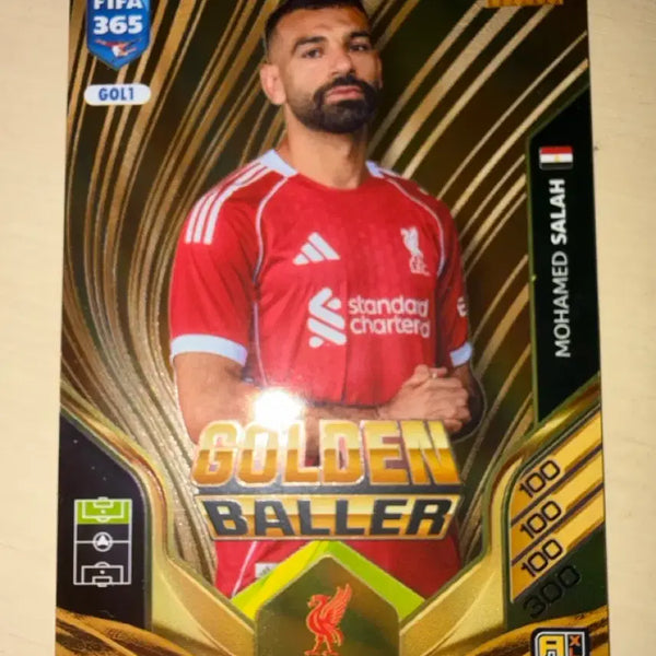 [BUNJANG] Panini FIFA 365 Golden Baller Mohamed Salah Card / 파니니 FIFA 365 골든 발러 모하메드 살라 카드