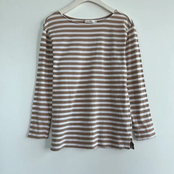 [BUNJANG] Niko and... Stripe Long Sleeve T-Shirt M Size / 니코앤드 스트라이프 긴팔티
