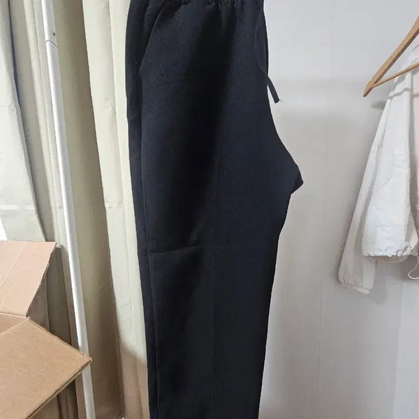 [BUNJANG] Plus Size Spandex Slacks Pants (Set of 2) / 빅사이즈 스판 슬랙스 팬츠 2벌