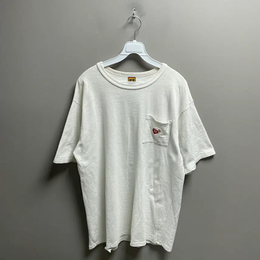 [BUNJANG] Human Made Pocket Logo T-Shirt / 휴먼메이드 포켓 로고 티셔츠