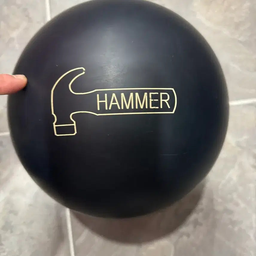 [BUNJANG] Black Hammer Solid 15lb Bowling Ball / 블랙햄머 솔리드 15p
