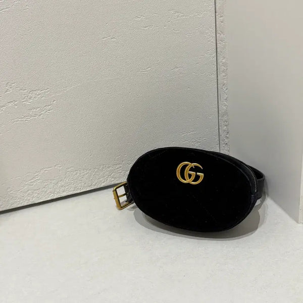 [BUNJANG] Gucci Velvet Belt Bag / 구찌 벨트백