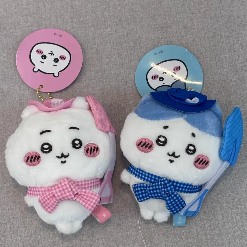 [BUNJANG] Cheekawa Hachiware Plush Keychain Set / 먼작귀 치이카와 하치와레 인형 키링 2종 일괄