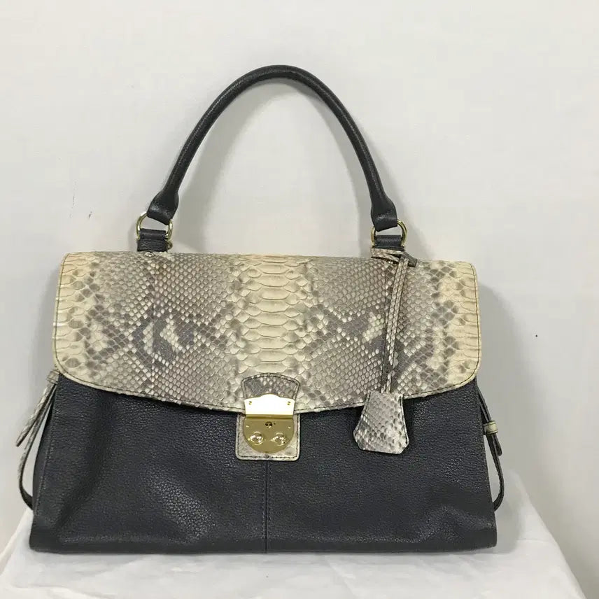 [BUNJANG] Jean Louis Scherrer Genuine Snakeskin Shoulder Bag / 장루이쉐레 정품뱀피숄더백(실착X)호호상점