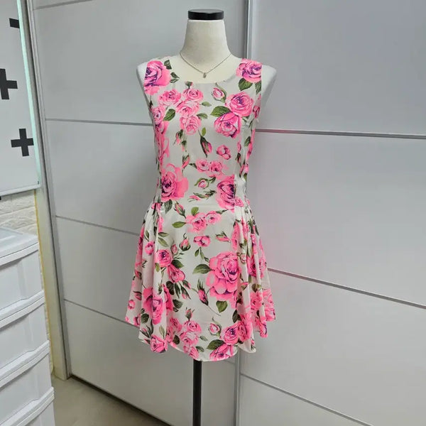 [BUNJANG] Imported Flower Sleeveless Dress / (새제품)수입 플라워 원피스