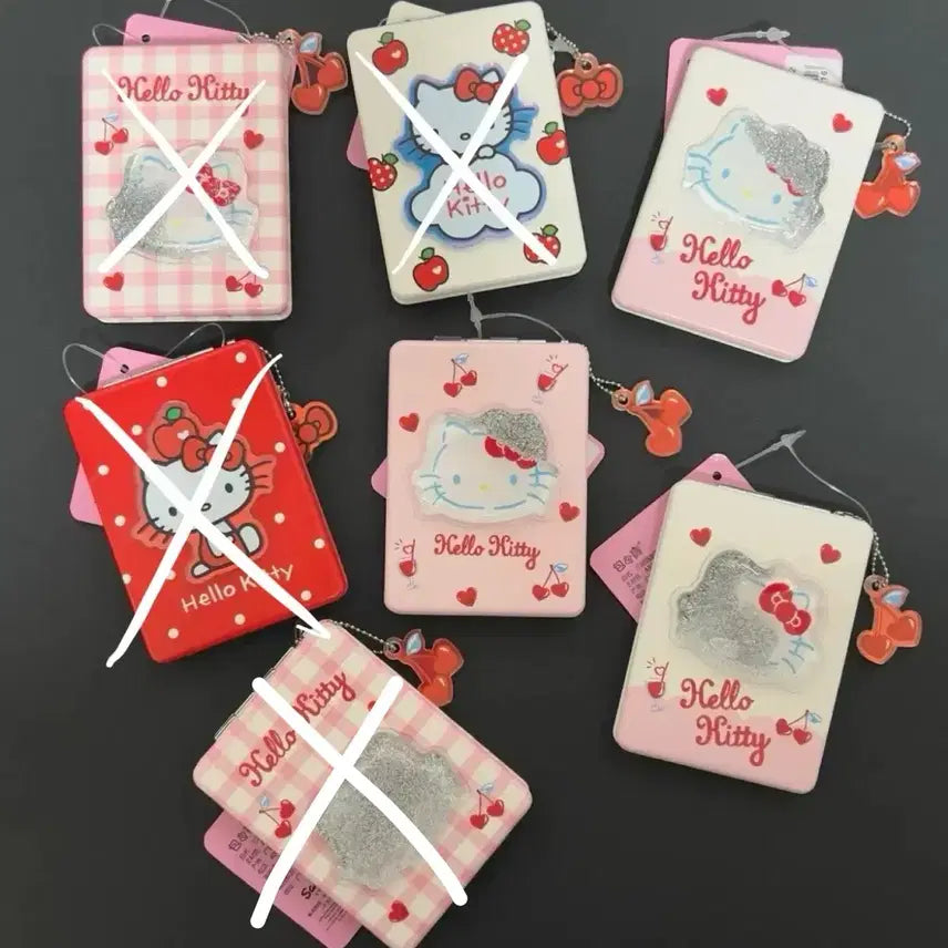 [BUNJANG] Hello Kitty Folding Portable Double-Sided Hand Mirror / 헬로키티 접이식 휴대용 양면 손 거울