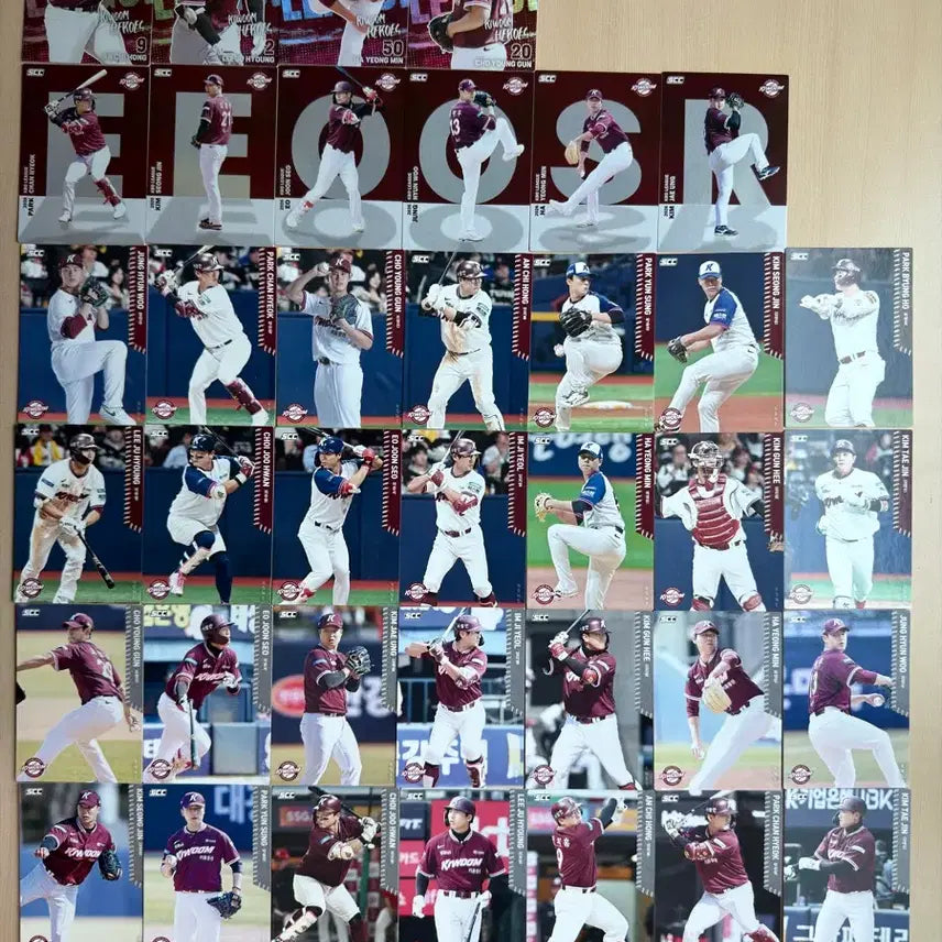 [BUNJANG] Kiwoom Heroes 2026 KBO Alphabet Card Set - Jo Young-gun, Ha Young-min / 키움히어로즈 2026 kbo 카드 조영건 홀로 하영민 홀로 키움 알파벳