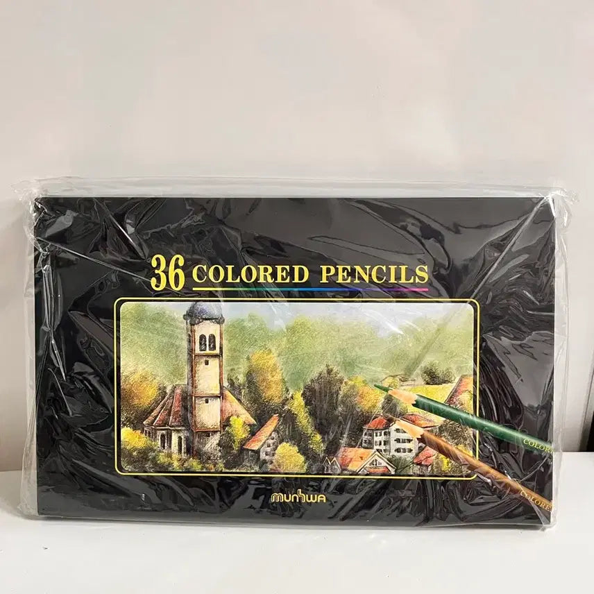 [BUNJANG] Munhwa 36 Color Colored Pencils Set / 새상품)문화 36색 색연필 세트