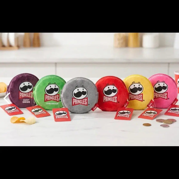 [BUNJANG] Pringles Circular Pouch Keychain Set / 프링글스 원형 파우치 키링 6종