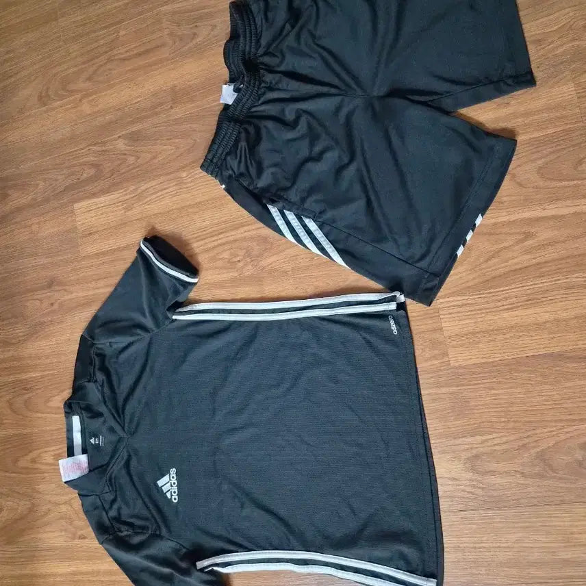 [BUNJANG] Adidas Training Set Top & Bottom Black / 아디다스 트레이닝 세트 상하의 블랙