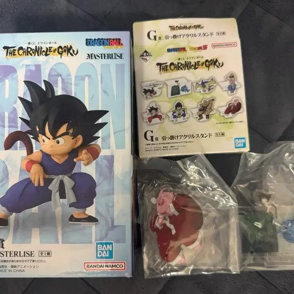[BUNJANG] Dragon Ball Z Ichiban Kuji Chronicle Son Goku Figure and Acrylic Stand Set / 드래곤볼 클로니클 A상 팝니다+아크릴 2개