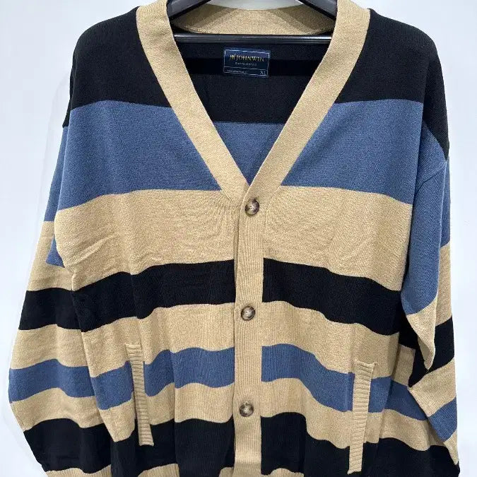 [BUNJANG] JOHNWIN Striped Cardigan / [XL] 존윈 스트라이프 가디건