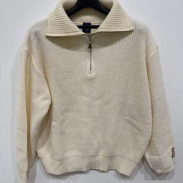 [BUNJANG] AQO Studiospace Half Zip-Up Sweater / [2] 아코 스튜디오스페이스 하프 집업 스웨터