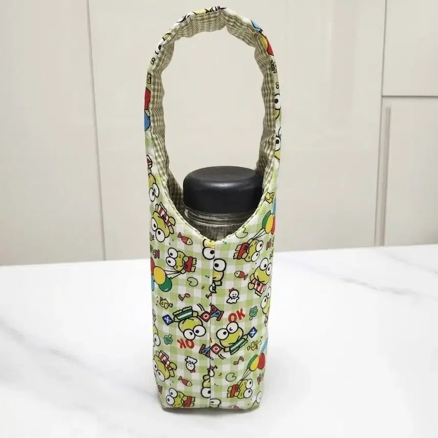 [BUNJANG] Keroppi Tumbler Bag / Water Bottle Pouch / 케로피 텀블러백,물병파우치