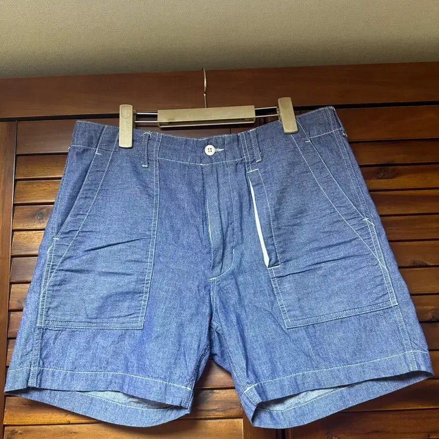 [BUNJANG] Engineered Garments Chambray Shorts Medium / 엔지니어드가먼츠 샴브레이 쇼츠 M