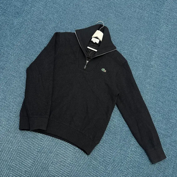 [BUNJANG] Lacoste Half-Zip Knit Sweater M / [M] 라코스테 반집업 니트 만원샵