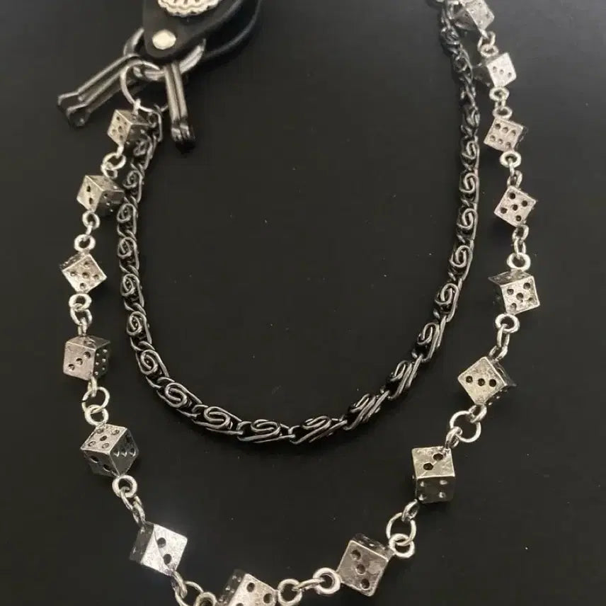 [BUNJANG] Western Mood Dice Keychain / 웨스턴 무드 다이스 키체인