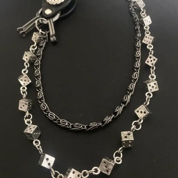 [BUNJANG] Western Mood Dice Keychain / 웨스턴 무드 다이스 키체인