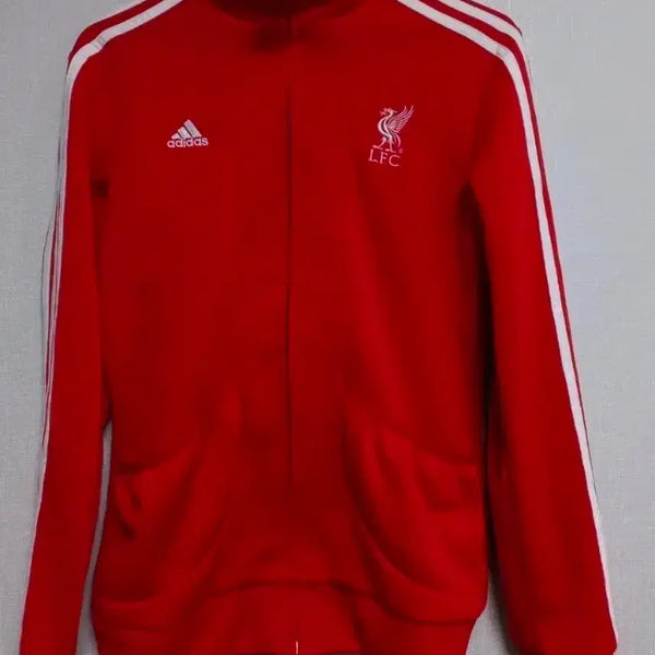 [BUNJANG] Adidas Liverpool Track Top Jersey S / 아디다스 리버풀 빨강 빨흰 빨간 트랙탑 저지 져지집업 S90