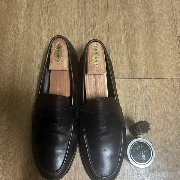 [BUNJANG] Green Door Dark Brown Loafers - 290 (Unipair) / 그린도어 로퍼 다크브라운 - 290 (유니페어)