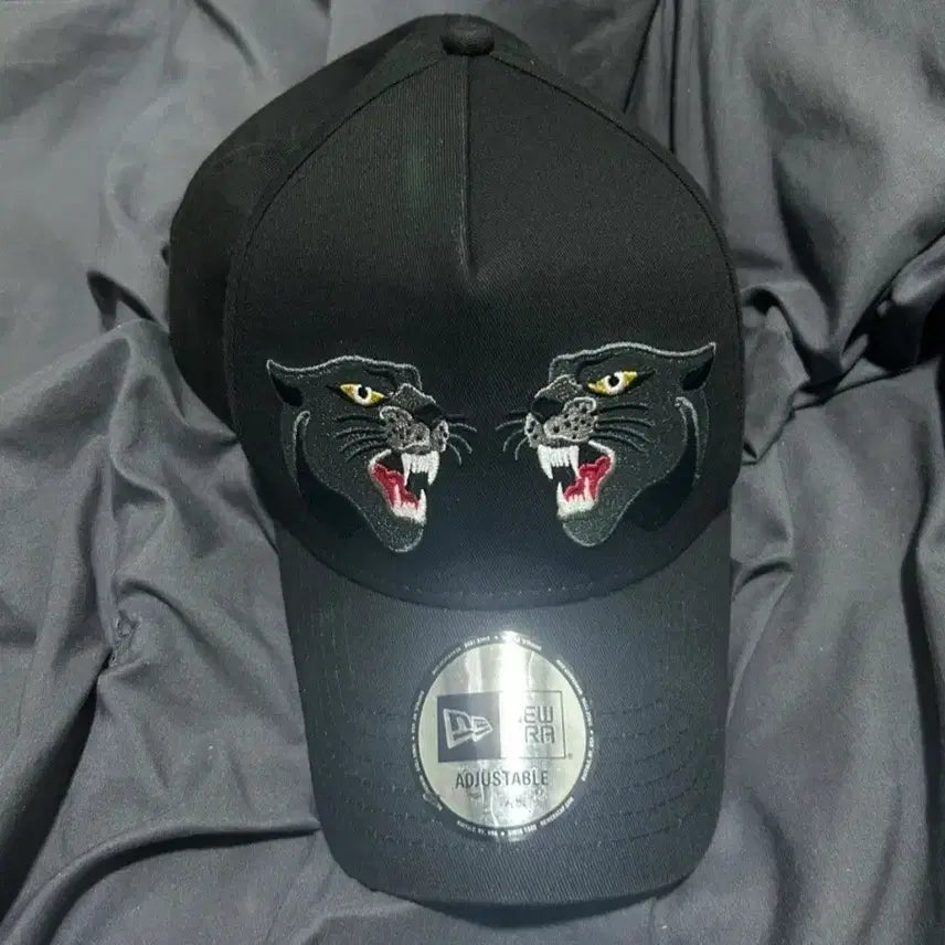 [BUNJANG] New Era Black Panther Embroidered Ball Cap / 뉴에라 블랙 팬서 자수 볼캡
