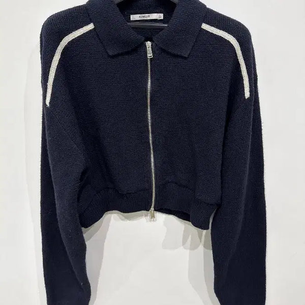 [BUNJANG] KIIMUIR Wool Heavyweight Knit Blouson / [L] 키뮤어 울 헤비웨이트 니트 블루종