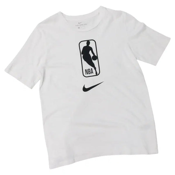 [BUNJANG] Nike NBA Big Logo White T-Shirt / 나이키 NBA 빅로고 화이트 반팔티셔츠
