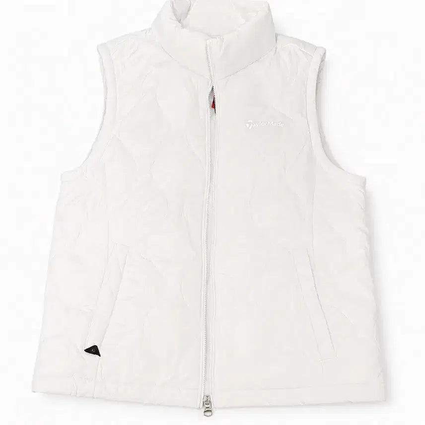 [BUNJANG] TaylorMade Quilting Lightweight Padded Vest White / 테일러메이드 퀼팅 경량 패딩 조끼 화이트