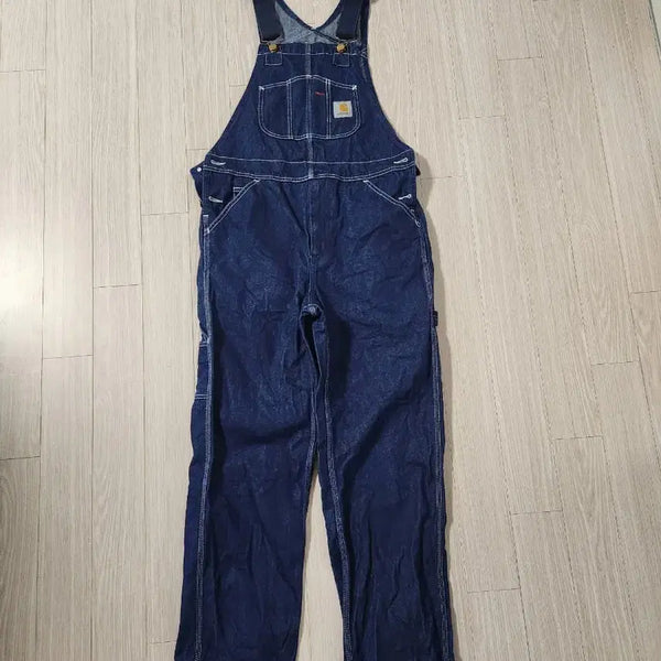 [BUNJANG] Carhartt Bib Overalls Denim 29x32 / 칼하트 빕 오버롤 데님 멜빵 바지 29 X 32