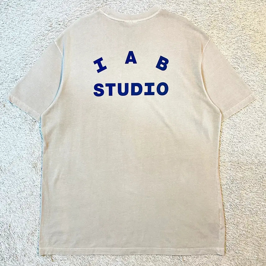[BUNJANG] IAB STUDIO Pigment Short Sleeve T-Shirt Oatmeal XL / [XL] 아이앱 스튜디오 IAB STUDIO 피그먼트 반팔 티셔츠 오트밀