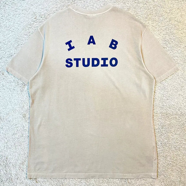 [BUNJANG] IAB STUDIO Pigment Short Sleeve T-Shirt Oatmeal XL / [XL] 아이앱 스튜디오 IAB STUDIO 피그먼트 반팔 티셔츠 오트밀