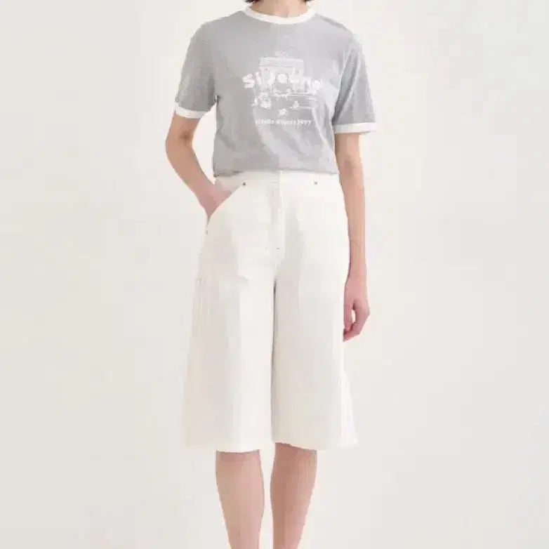 [BUNJANG] SJSJ White Denim Pants (Size 66) / [무료배송]한섬 SJSJ 데님 바지(66)