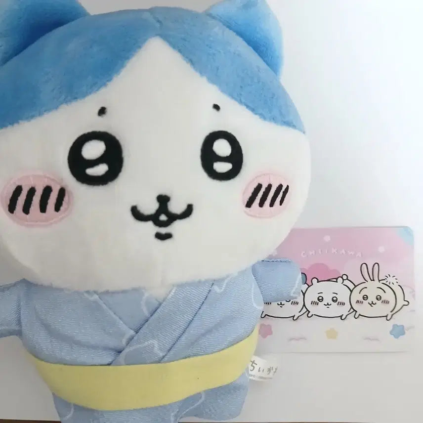 [BUNJANG] Chiikawa Hachiware Yukata Kimono Plush Doll / 치이카와 하치와레 유카타 기모노 누이 인형