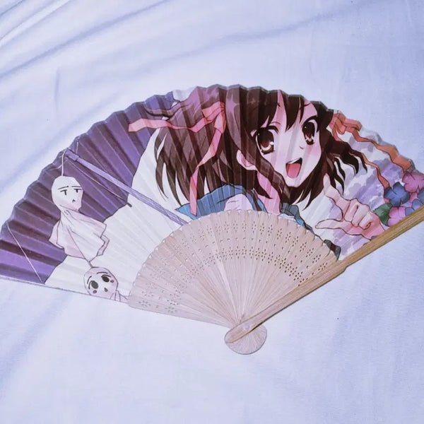 [BUNJANG] Suzumiya Haruhi Ee Ace Special Edition Folding Fan / 스즈미야 하루히 고전 부채 영에이스 특전