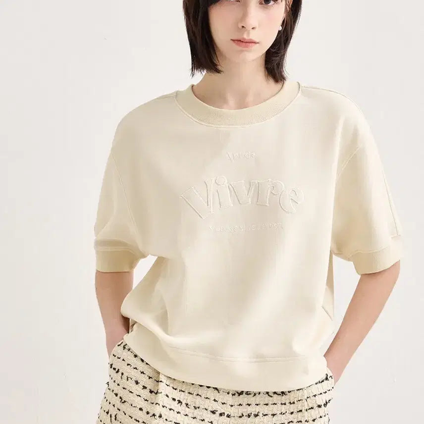 [BUNJANG] SJSJ Back Strap Sweatshirt Ivory / sjsj 백스트랩 스웻셔츠 아이보리