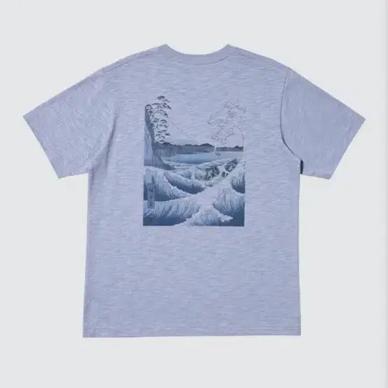 [BUNJANG] Uniqlo Ukiyo-e Wave T-Shirt (3XL) / 미개봉 새상품 3xl 티셔츠 우키요에 유니클로 파도
