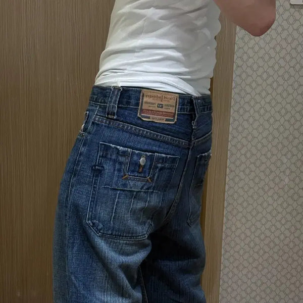 [BUNJANG] Diesel Vintage Wash Button-Fly Denim Pants / [32] 디젤(Diesel) 빈티지 워싱 버튼플라이 데님