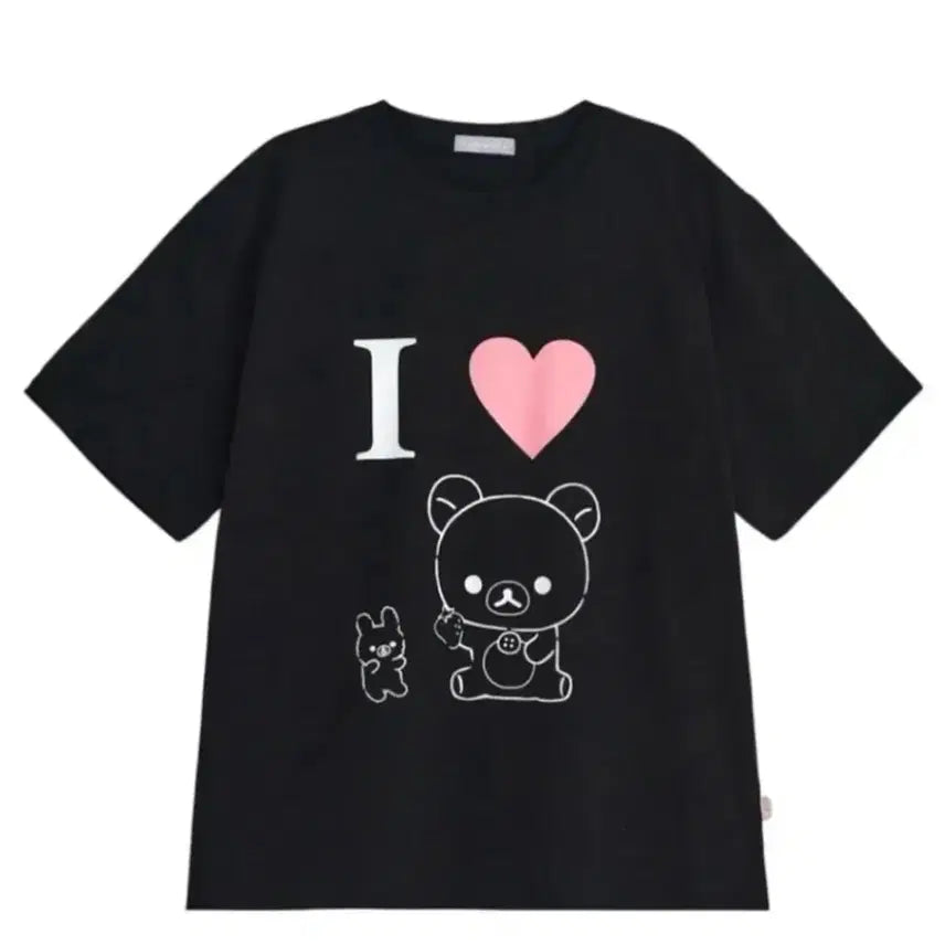 [BUNJANG] Hug Your Skin Rilakkuma Short Sleeve T-Shirt / 허그유어스킨 리락쿠마 반팔티