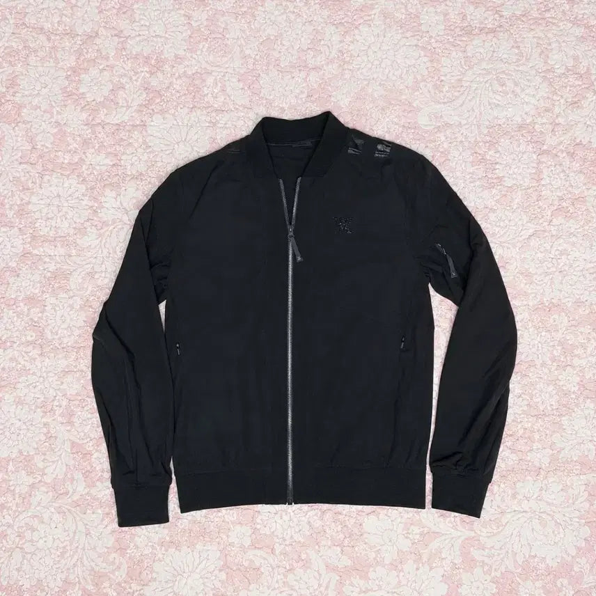 [BUNJANG] ANEW Golf Big Logo Blouson Jacket Black M / ANEW 골프 빅로고 블루종 자켓 블랙 M