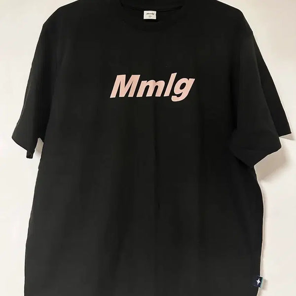 [BUNJANG] Mmlg Logo Short Sleeve T-Shirt Black / Mmlg 반팔 티셔츠 블랙