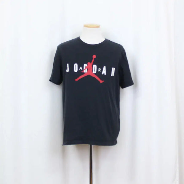 [BUNJANG] Jordan Men's Premium Essential Cotton Crew Neck T-Shirt - Black (L) / [정품] 조던 남성 반팔 라운드 티셔츠 (L) 상상샵