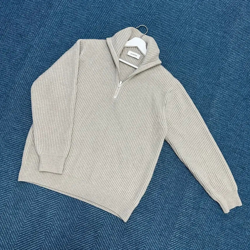 [BUNJANG] Lenderow Half Zip-Up Knitwear / [L] 인더로우 하프 집업 니트 만원샵