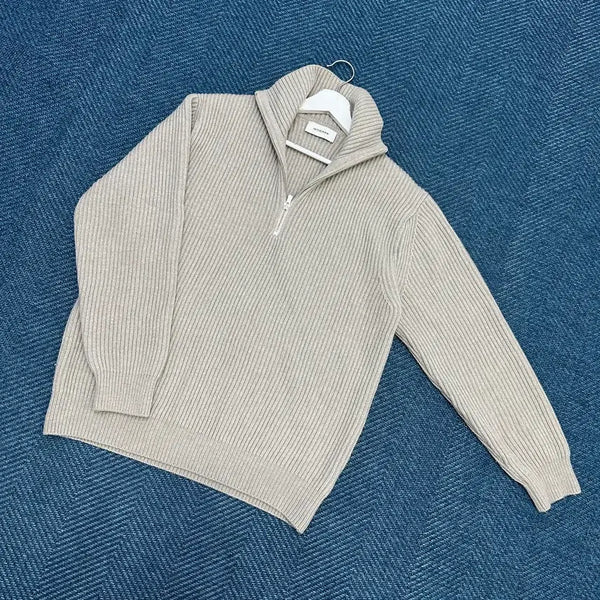 [BUNJANG] Lenderow Half Zip-Up Knitwear / [L] 인더로우 하프 집업 니트 만원샵