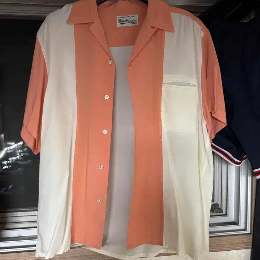 [BUNJANG] Wackomaria 50s Two-Tone Shirt / [L]와코마리아 50s 투톤셔츠