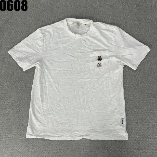 [BUNJANG] Hazzys Short-Sleeve T-Shirt White Size 100 / 헤지스 반팔티셔츠 화이트100