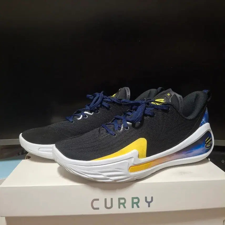 [BUNJANG] Curry 12 Basketball Shoes Black/Yellow Size 280 / 커리12 280