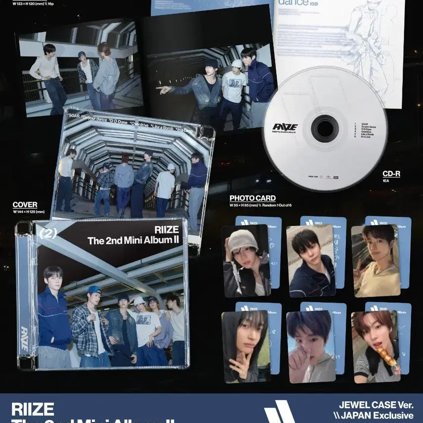 [BUNJANG] RIIZE Japan Limited Jewel Mini 2nd Album Photocard Split Set / 라이즈 일본 한정 쥬얼 미니 2집 앨범 공구 직구 분철 양도