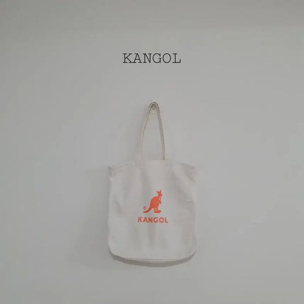 [BUNJANG] Kangol Canvas Tote Bag Orange Logo / 세일)No.26060514 캉골 캔버스 토트백 오렌지 로고