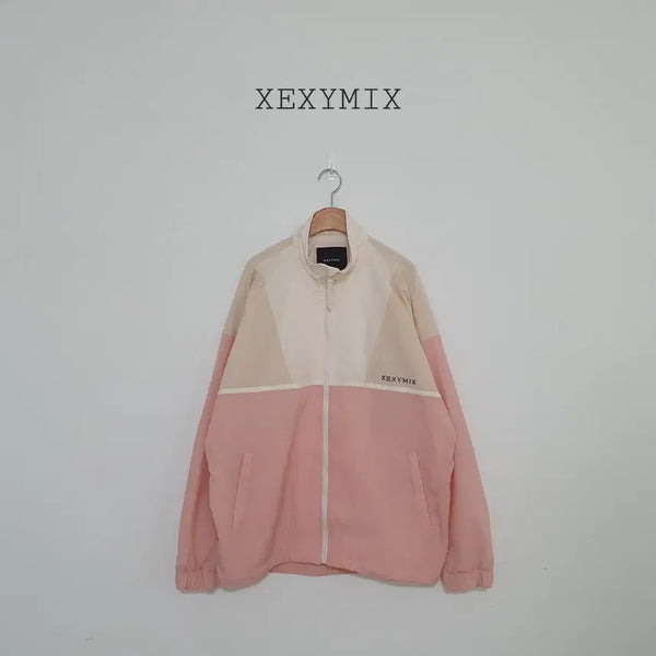[BUNJANG] XEXYMIX Colorblock Zip-Up Windbreaker / 세일)No.26060515 젝시믹스 배색컬러 집업 바람막이