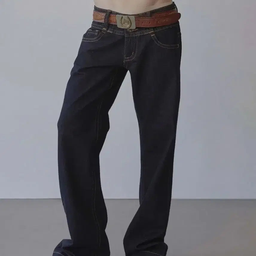 [BUNJANG] Sculptor Union Jack Engineered Denim Pants / 스컬프터 데님 팬츠 Union Jack Engineered Denim